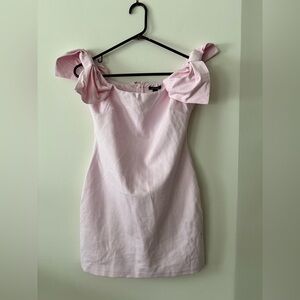 Wild Fable Light Pink Mini Dress with Bows